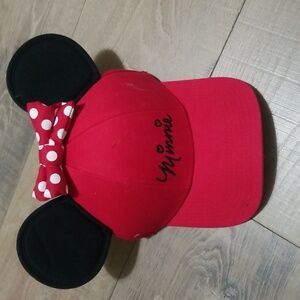 A Minnie Mouse hat